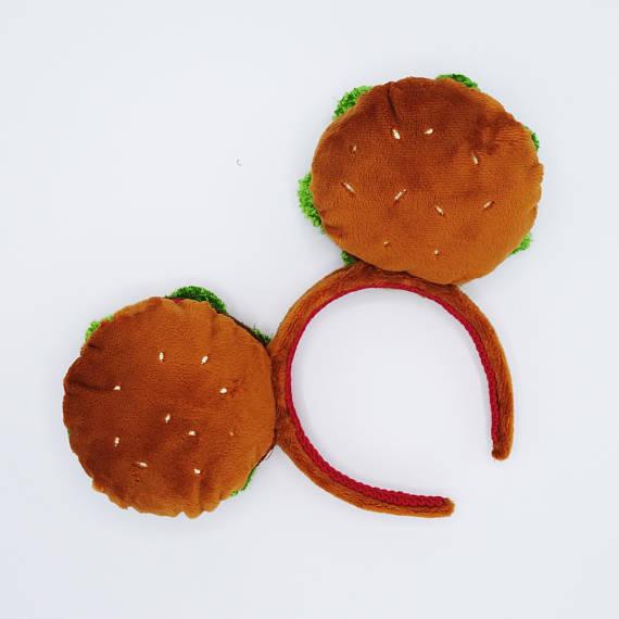  WordOfMouseCo on Etsy is selling this pair of burger ears for £25