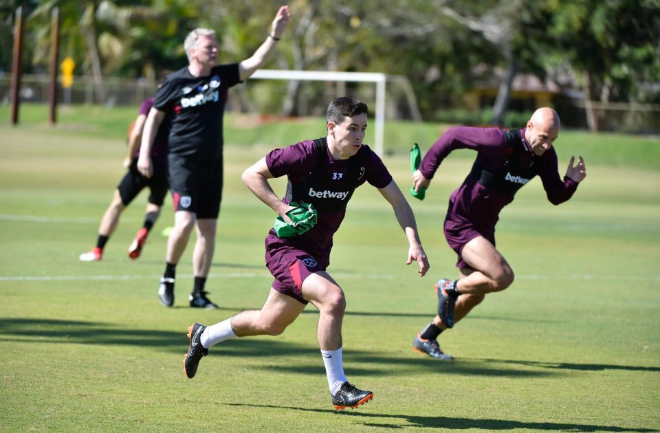  David Moyes has taken his squad to Miami for some warm-weather training