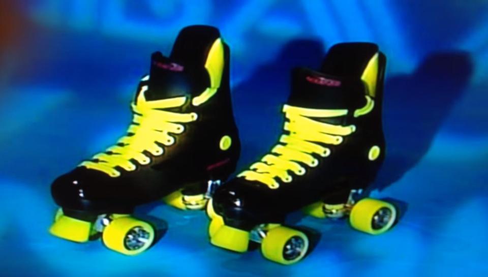  Practice wheelies with this pair of rollerskates