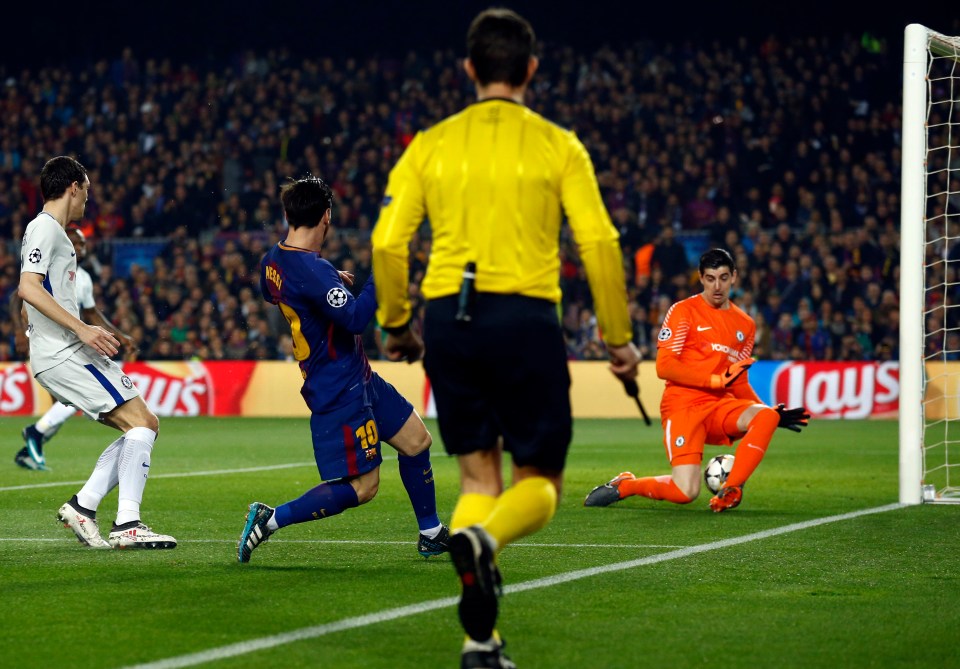 Messi needed just 128 seconds to break the deadlock - the fastest goal of his career