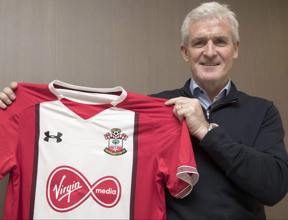  Hughes was named Southampton boss earlier this month after Mauricio Pellegrino was axed