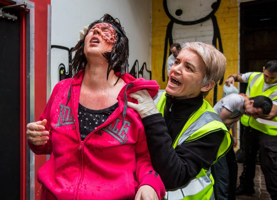 The drill came following a huge spike in acid attack incidents