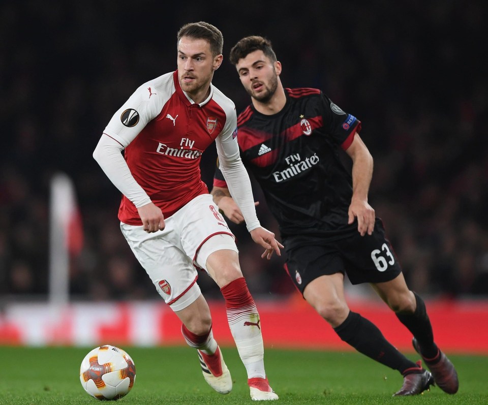 Aaron Ramsey is reportedly a target for Manchester United