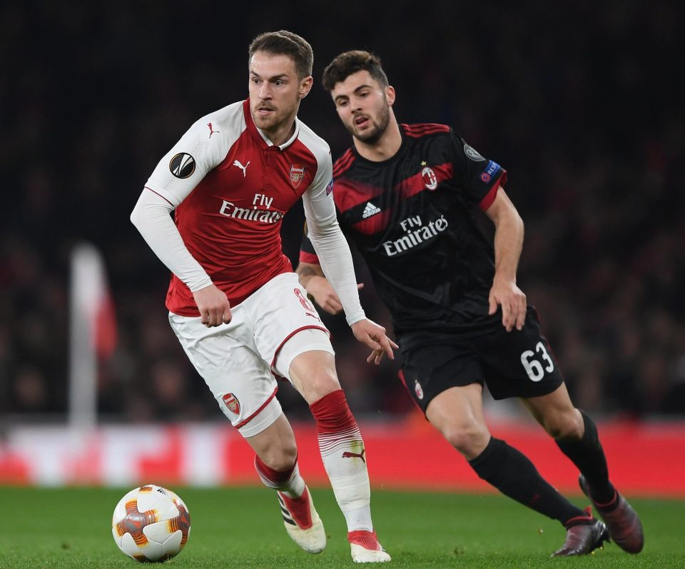  Aaron Ramsey is reportedly a target for Manchester United