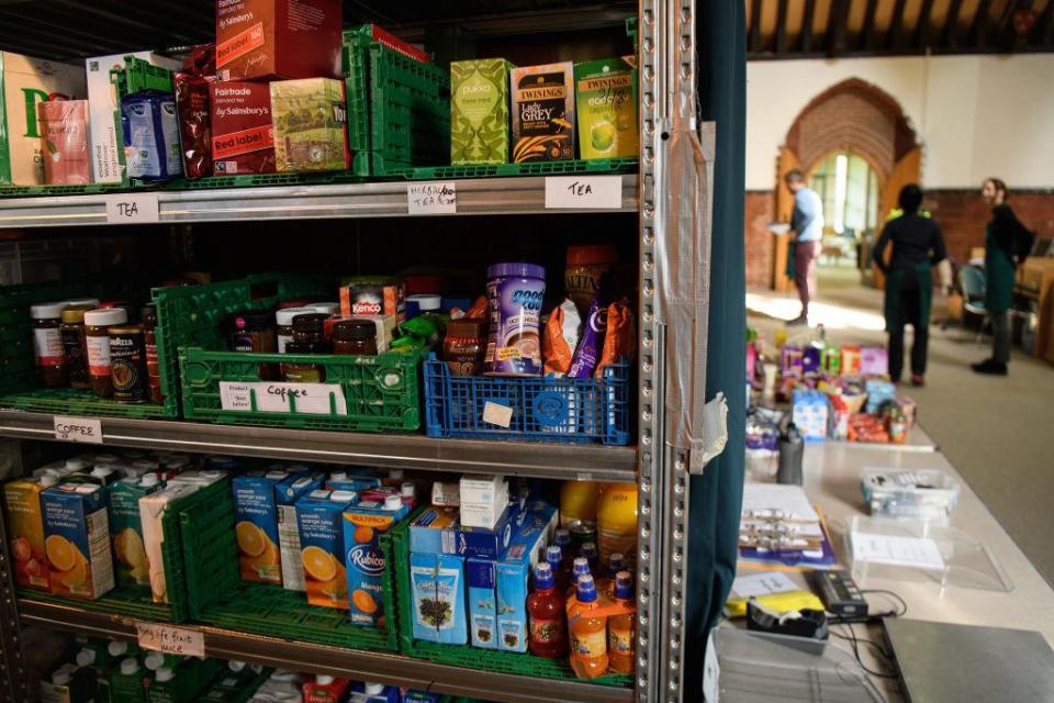  You can get help with groceries and toiletries if you're struggling from Food Banks