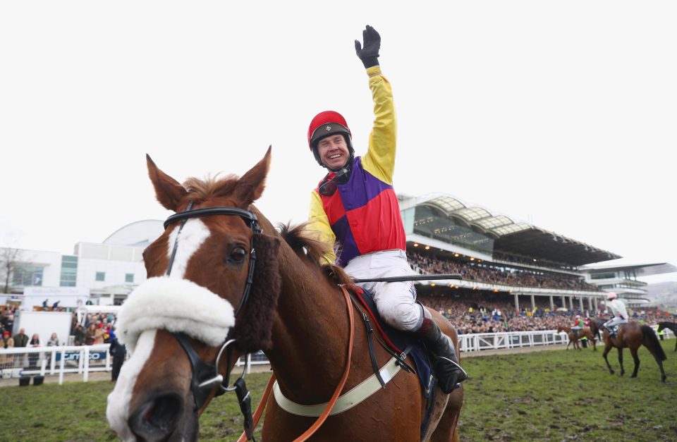  Richard Johnson rode Native River to victory in the Gold Cup