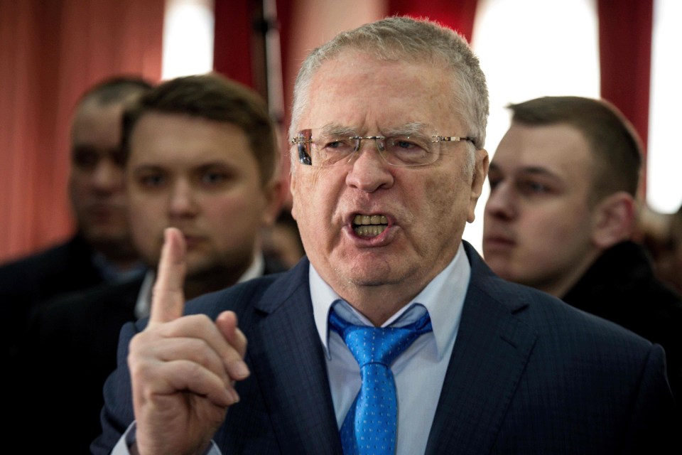 Third placed candidate Vladimir Zhirinovsky said there was 'no democracy in Russia'