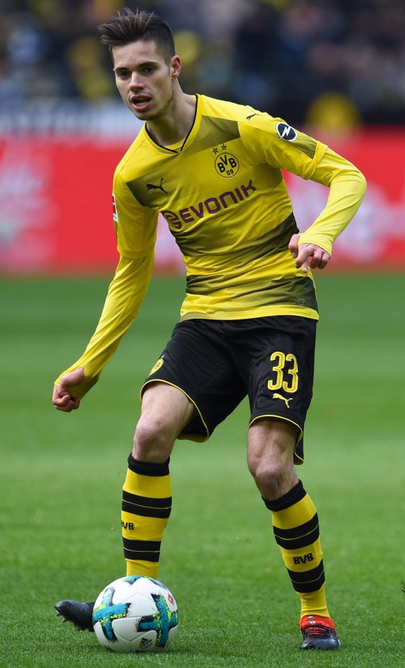  Germany midfielder Julian Weigl should emerge as a world class midfielder and would help Manchester City bring the ball out from deep