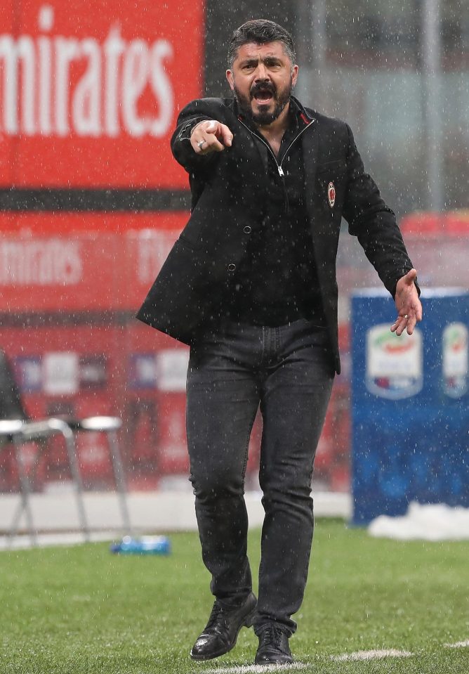  Gennaro Gattuso has helped bring AC Milan back into contention for Champions League