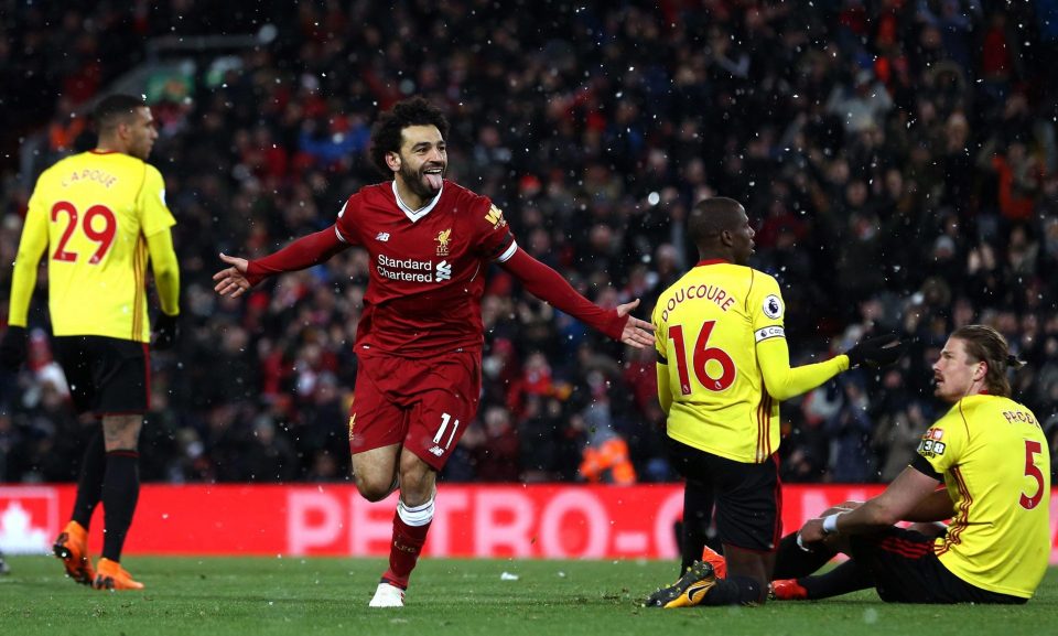  Magic Mo Salah scored a stunning four goals against Watford on Saturday