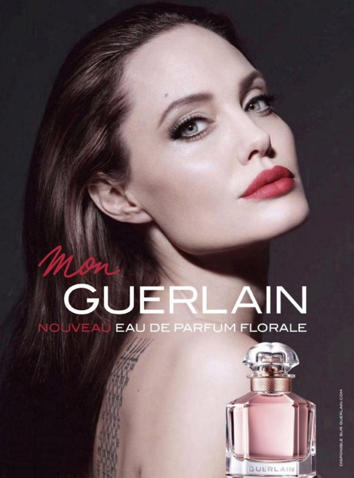  Angelina Jolie is back as the face of Mon Guerlain and their new fragrance Florale