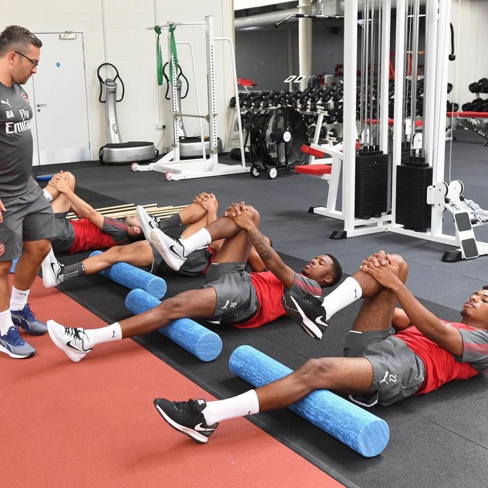  Arsenal have released pictures of their impressive sports science and medical rooms