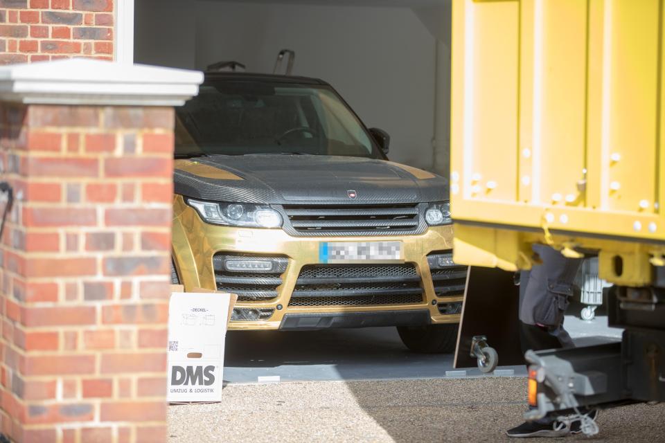  Pierre-Emerick Aubameyang's garage has room for just two of his cars