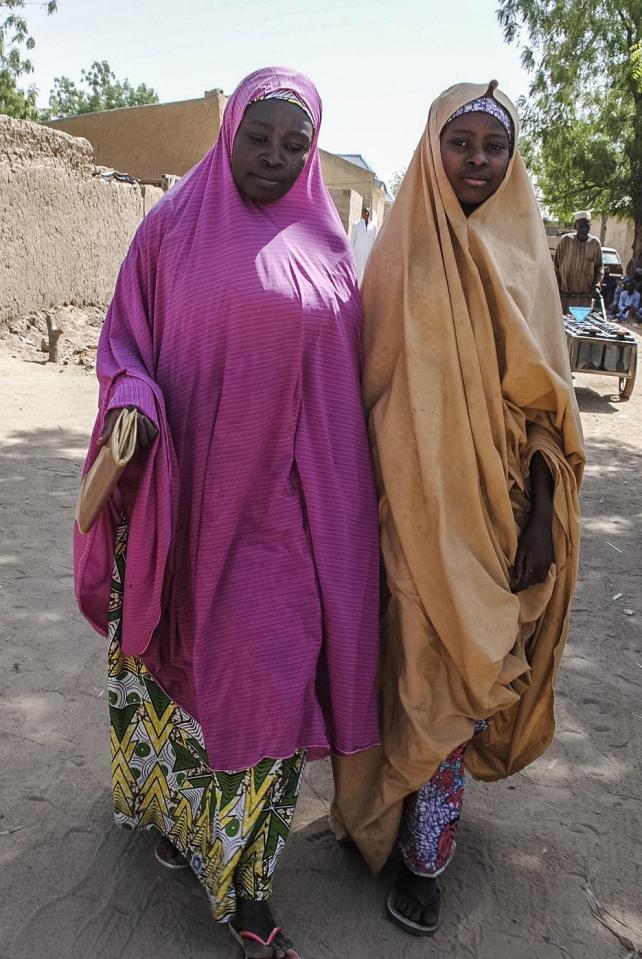  Girls held hostage by Boko Haram were reunited with their families after being abducted from their Nigerian boarding school