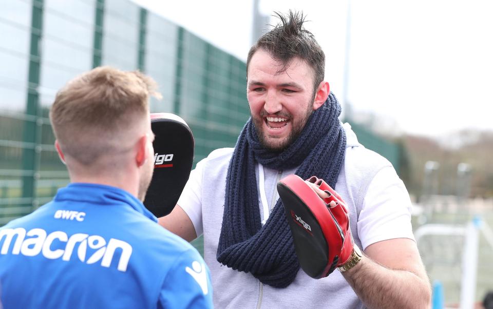  Hughie Fury has been training with Bolton Football Club