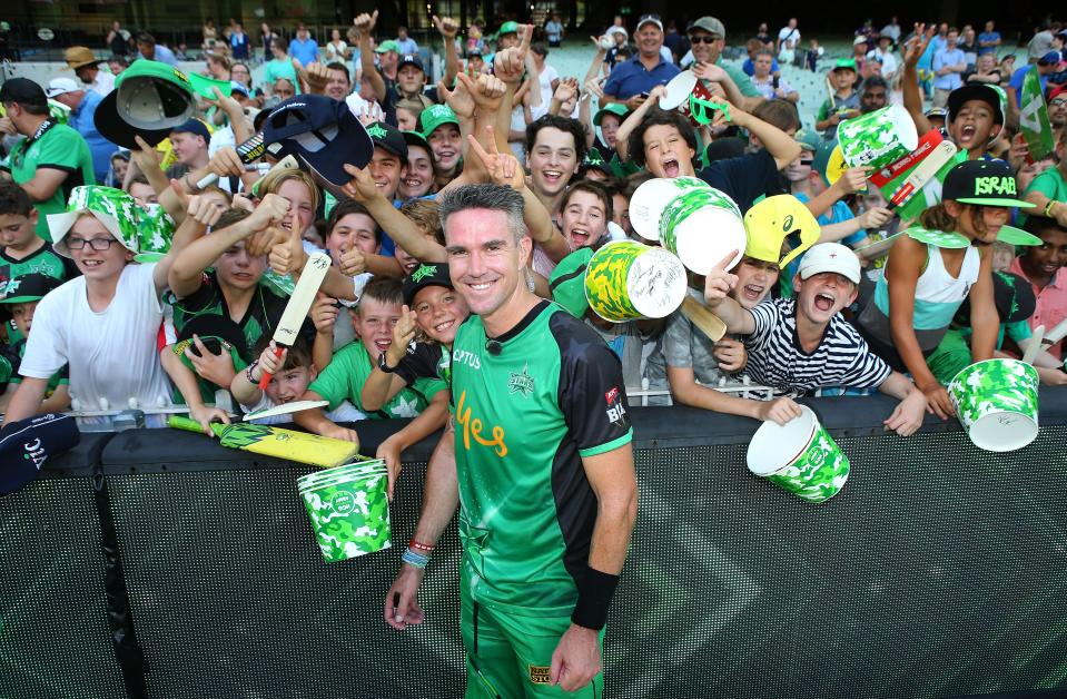  KP always seemed to draw a crowd wherever he went in his career