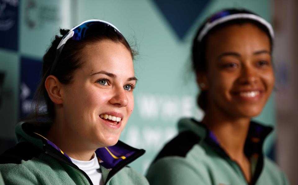  Cambridge cox Sophie Shapter (left) is well known for favouring hand signals over shouting instructions