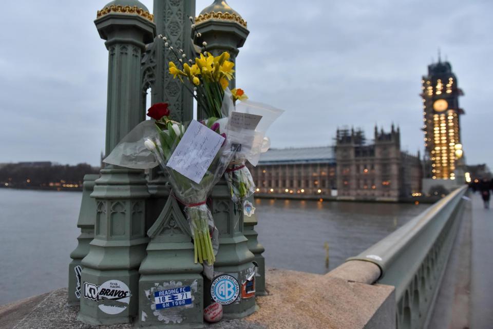  Westminster Bridge where a car was used in an act of terrorism to mow down innocent civilians