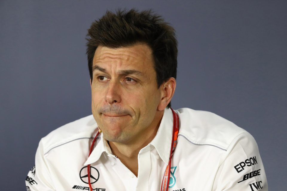  Mercedes boss Toto Wolff thought Hamilton's lead was enough until he saw him coming out of the pits