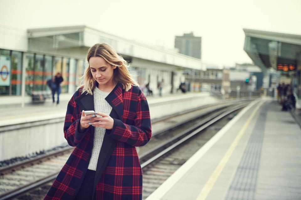  Many of us use the time to check our mobile phones