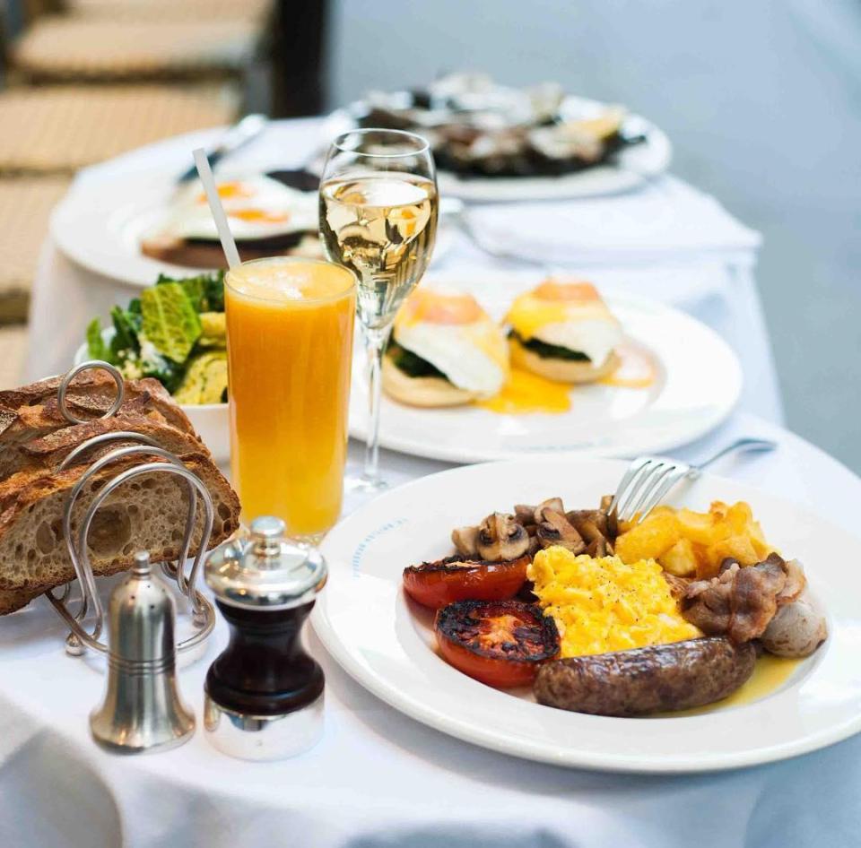  The restaurant has made a name for itself with its brunches - which include a full English breakfast