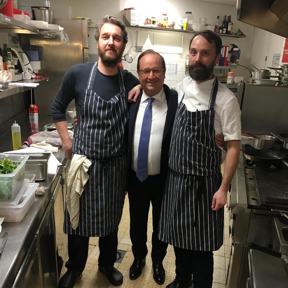  Former French president François Hollande has dined at the restaurant