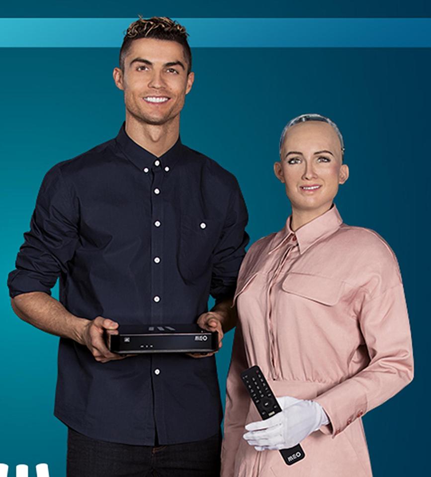  Cristiano was filming a commercial for Portuguese telecoms firm MEO