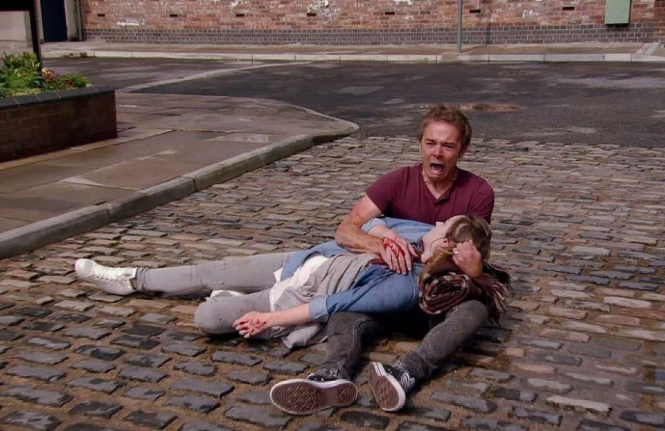  Kylie's stabbing on Corrie's streets was one of the soap's most heart-breaking ever moments