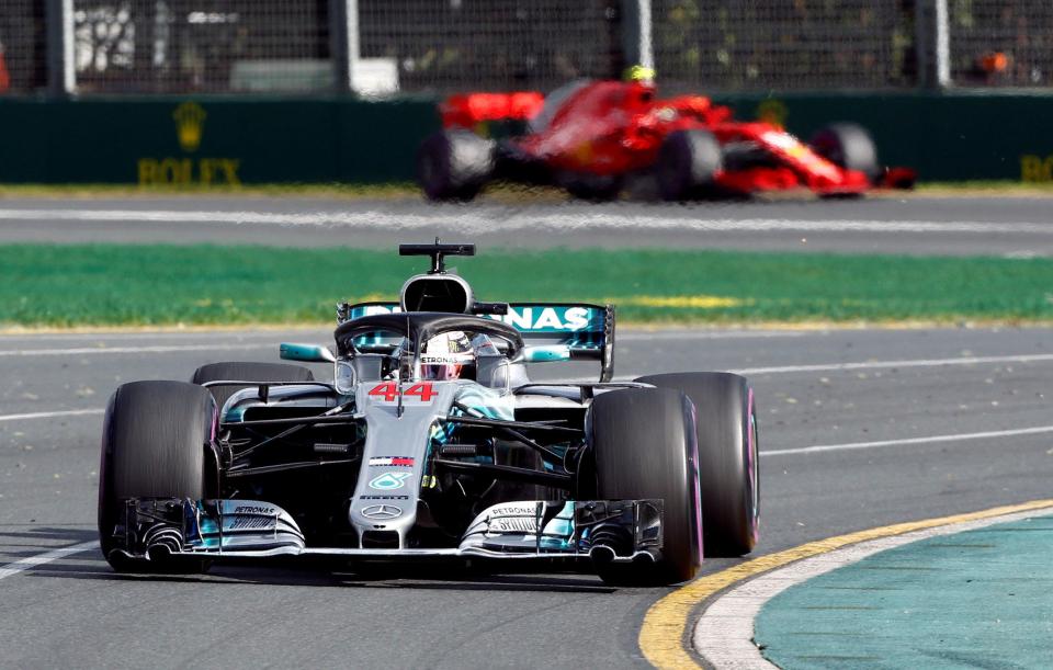  Lewis Hamilton was leading until lap 26, when safety car was deployed