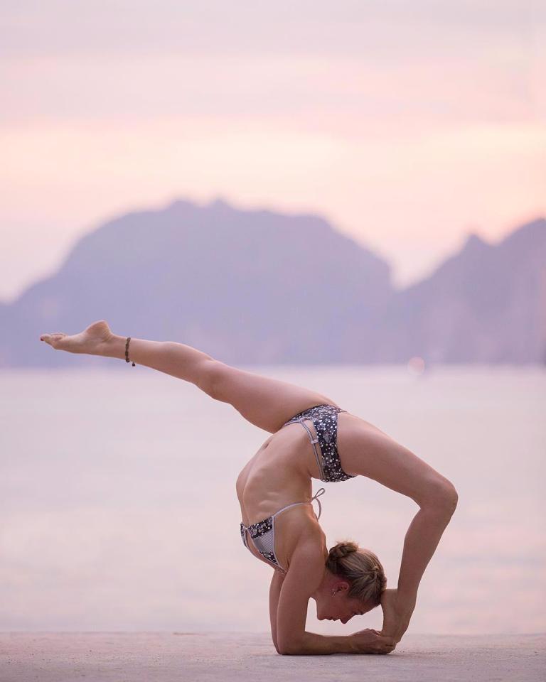  Ambra Vallo didn't start yoga until she was 36-years-old