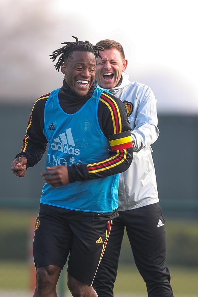  Greame Jones is now part of Belgium's set-up and trying to bring out the best in the likes of Michy Batshuayi