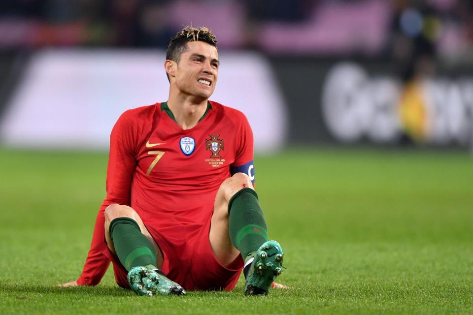  Cristiano Ronaldo had a night to forget as Portugal were humbled 3-0 by Holland