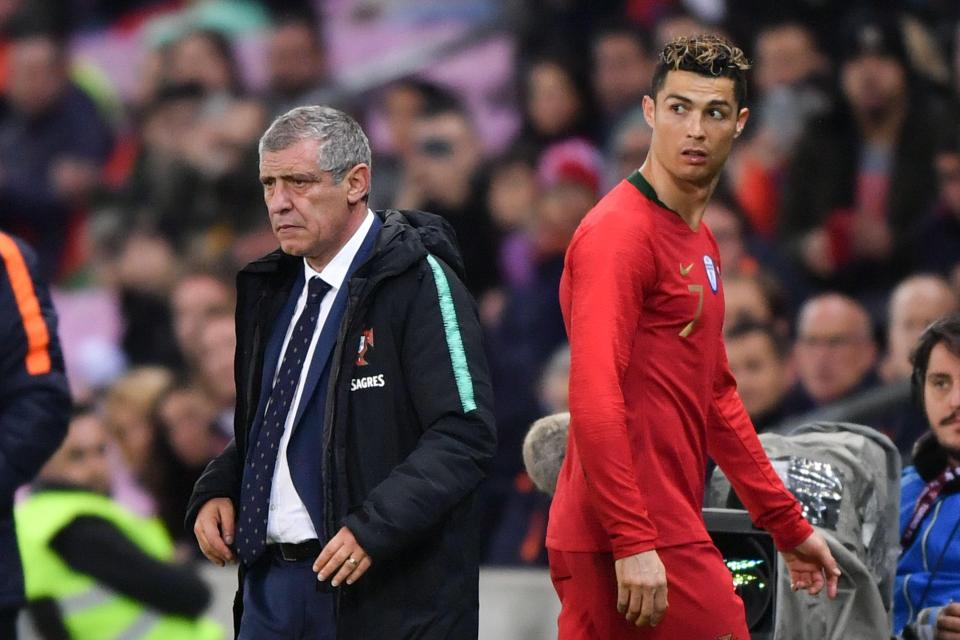  Ronaldo was subbed off as Portugal were crushed ahead of the World Cup