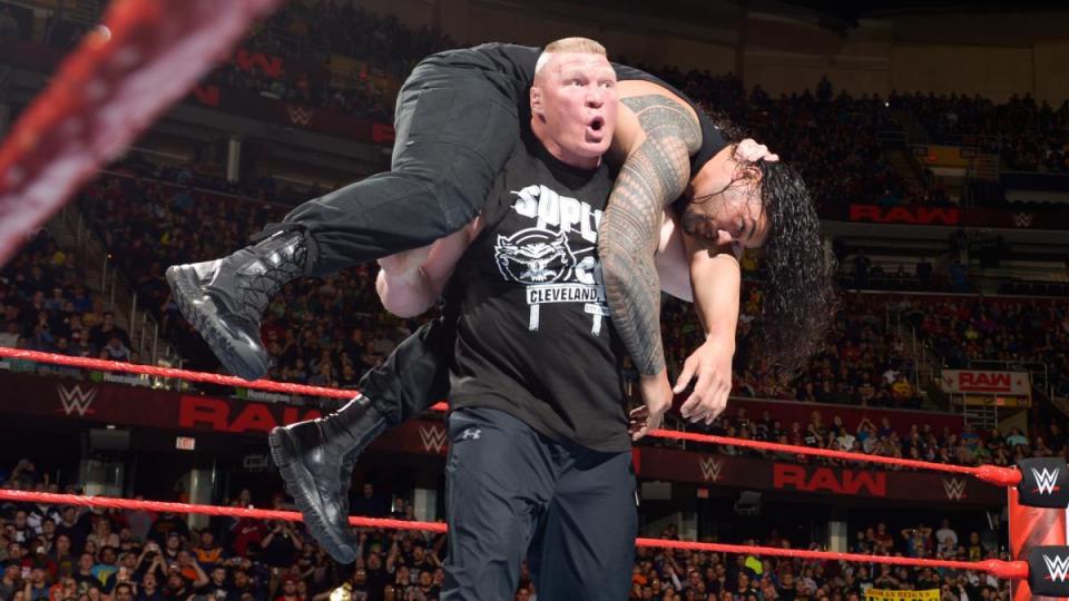  Brock Lesnar and Roman Reigns were booed by many in the crown in New Orleans