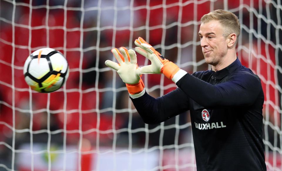  Joe Hart is expected to return to Manchester City at the end of a disappointing season on loan at West Ham