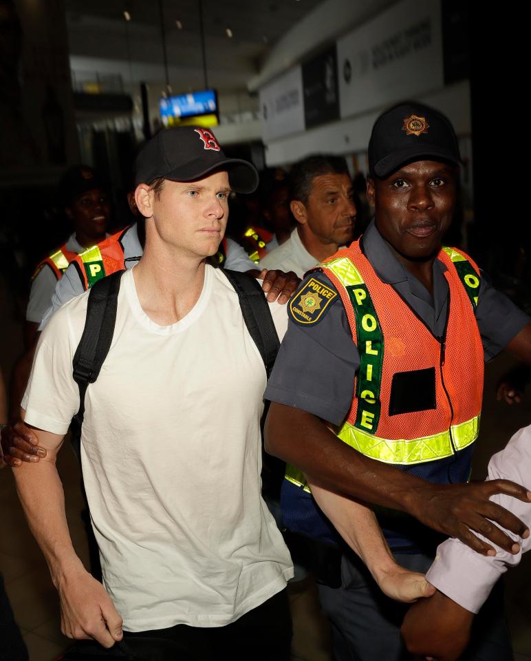  Steve Smith is being sent home from South Africa in disgrace