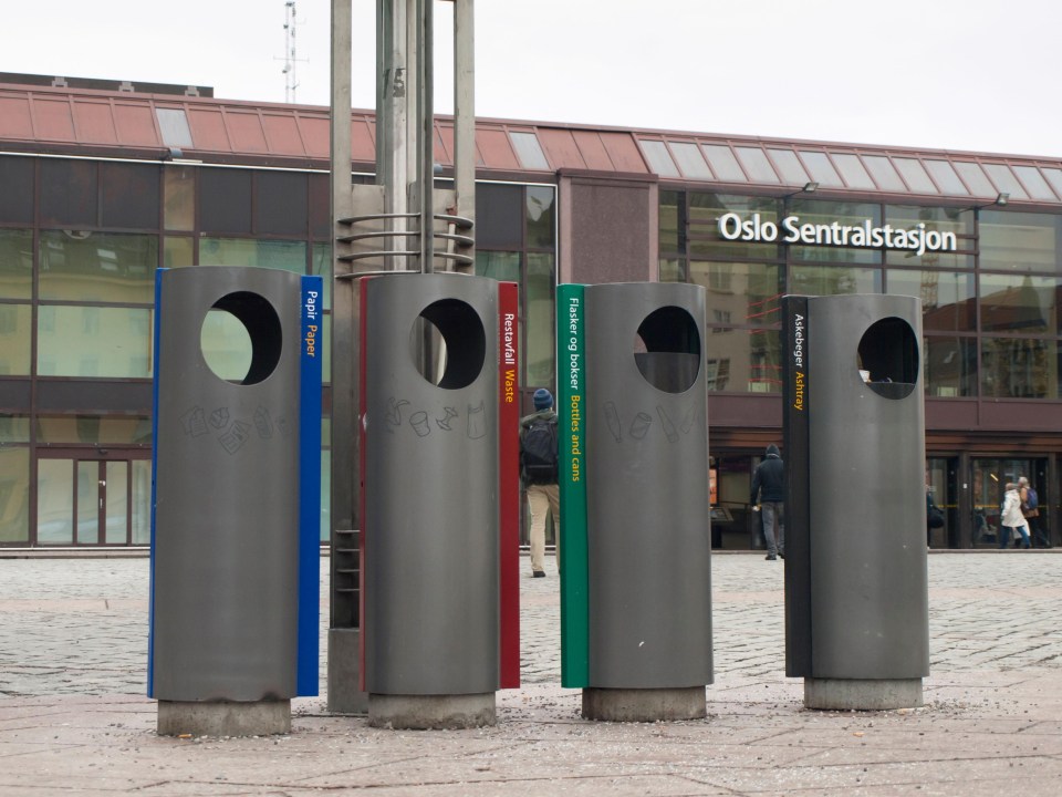 Norwegians recycle 97 per cent of their plastic bottles