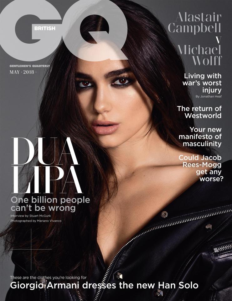  Dua Lipa in GQ Magazine May 2018 issue