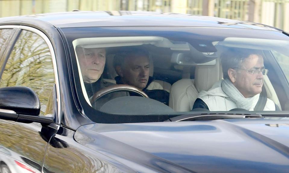  Jose Mourinho arrived at training plotting a squad meeting to prevent their season from sliding