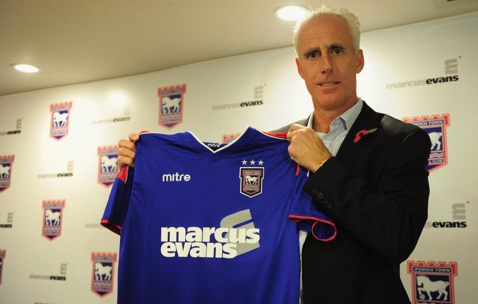  Mick McCarthy joined Ipswich in 2012 after the club went on a 13-game winless run in all competitions