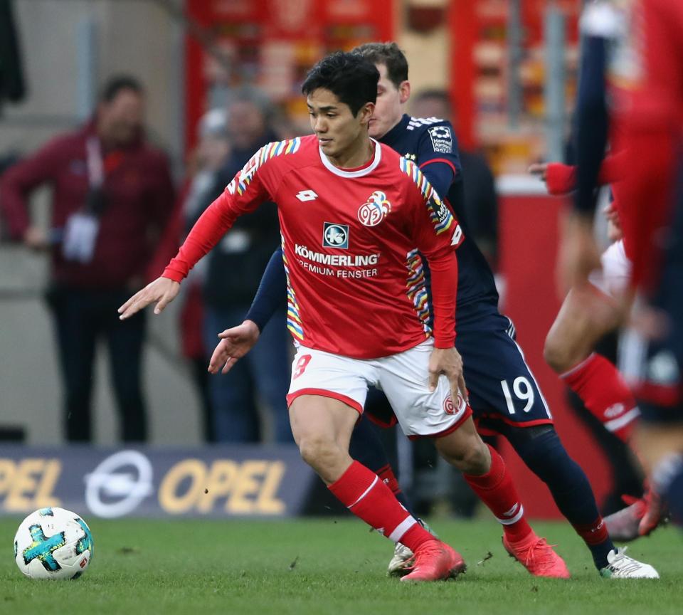  The Japanese international currently has one-year remaining on his contract with German club Mainz