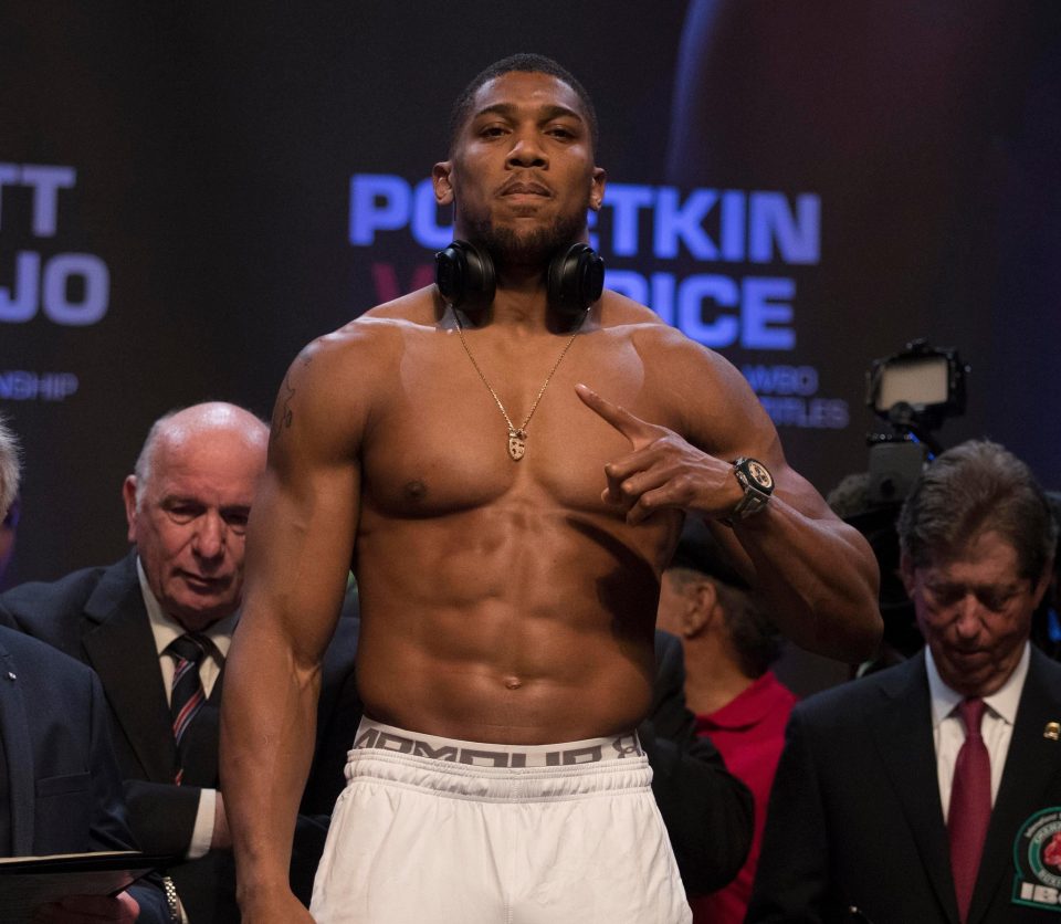  Joshua has the power to rock any fighter in the heavyweight division