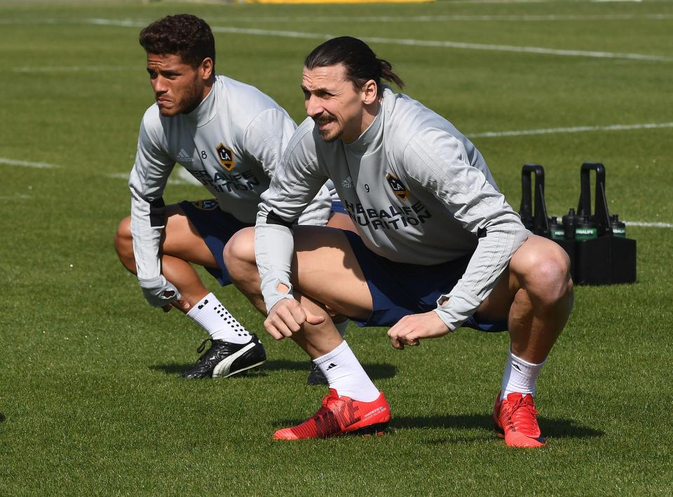  The towering centre-forward will be looking to score on his potential debut against Los Angeles FC at the StubHub Center