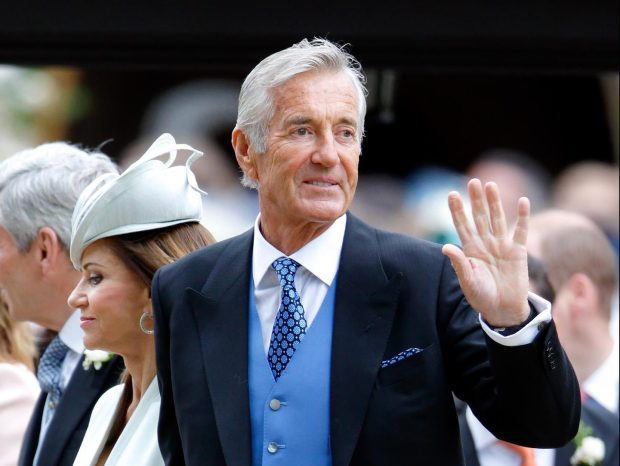 David Matthews attending the wedding of Pippa Middleton to his son, James