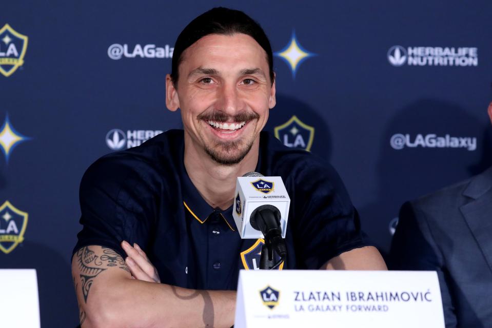  LA Galaxy welcomed their new signing to the club with a press conference on Friday