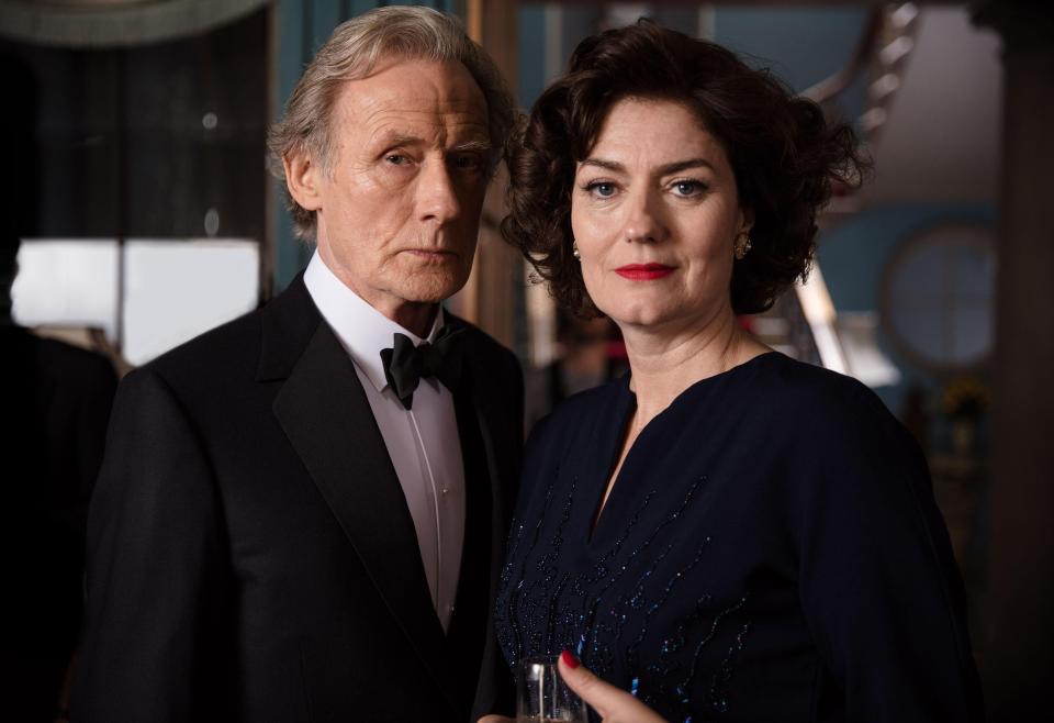  Bill Nighy and Rachel Argyll in Ordeal By Innocence to be screened on Easter Sunday evening