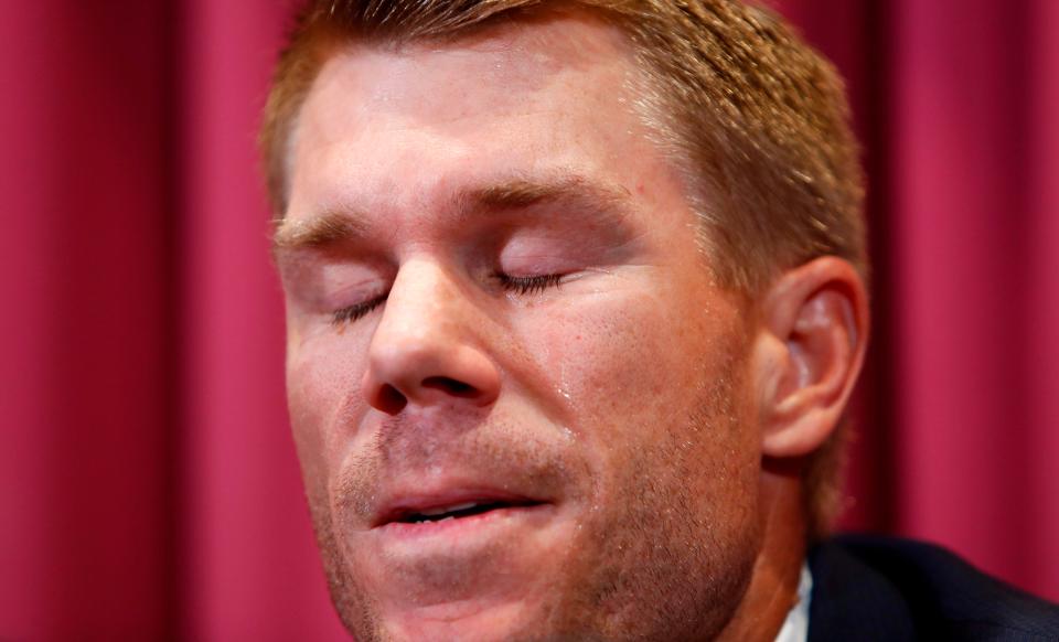  David Warner apologised for his actions and involvement in the ball-tampering scandal