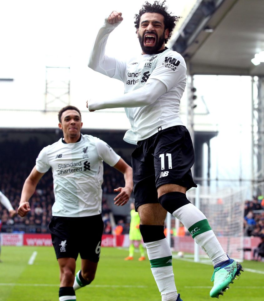  Mo Salah continued his amazing season with the late winner at relegation threatened Palace