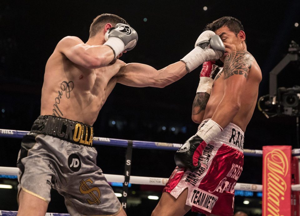  Anthony Crolla was well on top before a clash of heads saw him suffer the injury