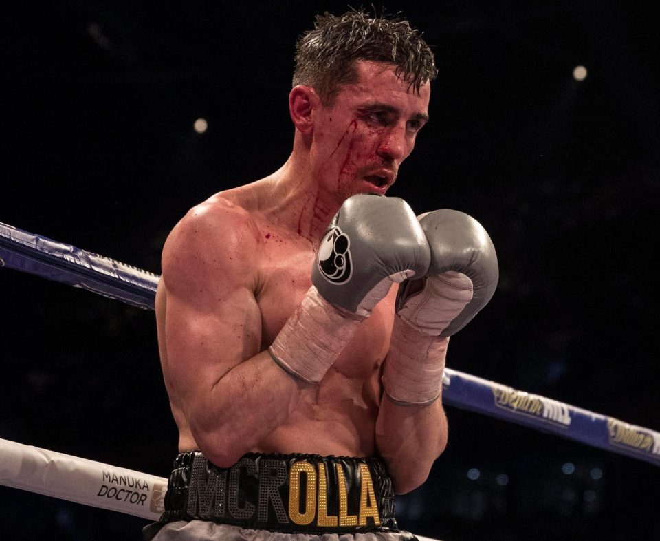  Anthony Crolla had blood streaming from his right eye by the end of the bout